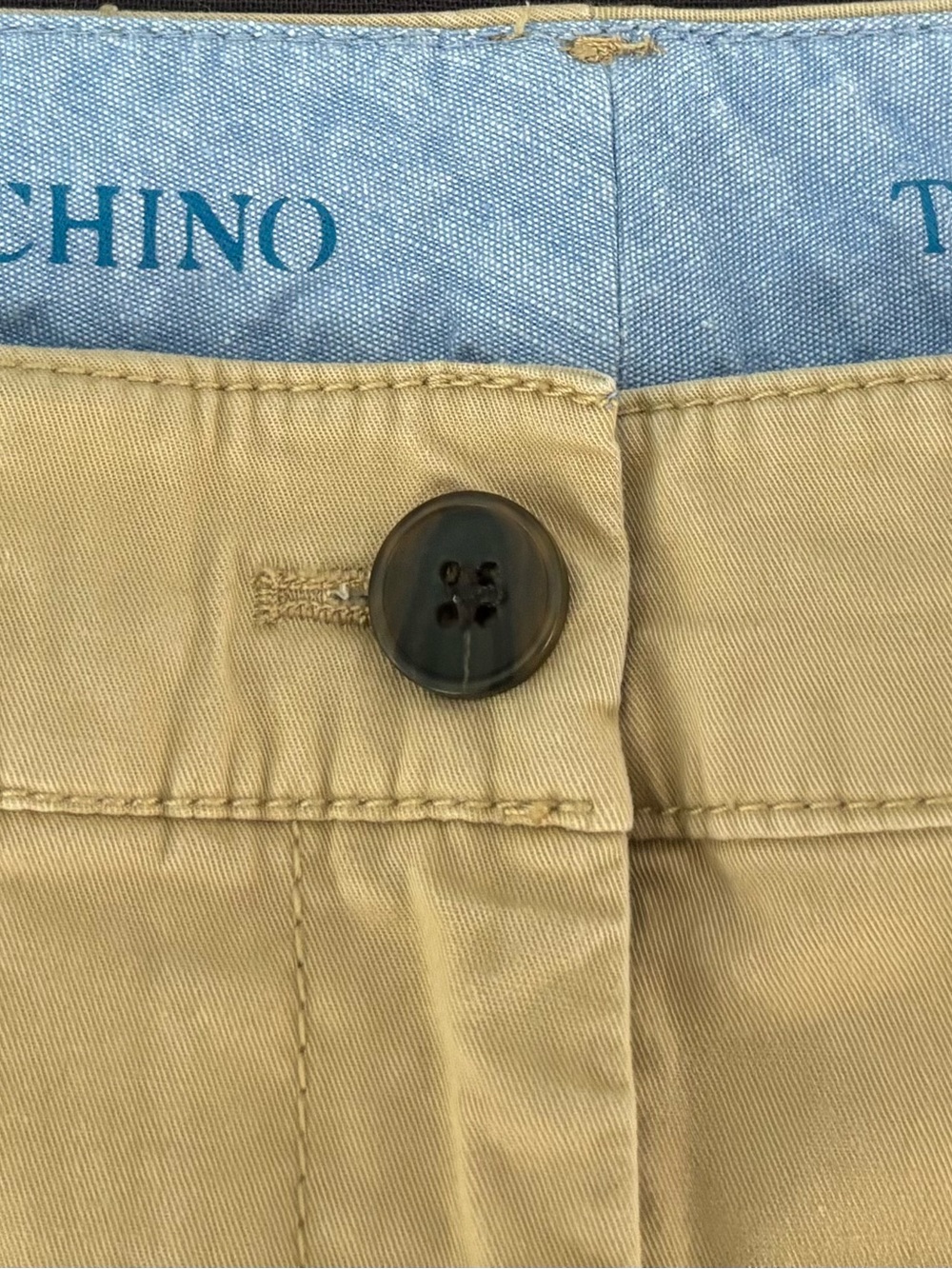 Talbots Wide-Leg Chinos in Khaki - Picture 4 of 4